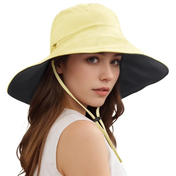 Wide Brim Sun Hats For Women Men, Double Sided Wearing Fishing Hats Cooling Bucket Hat For Beach Hiking Outdoor - Image 2