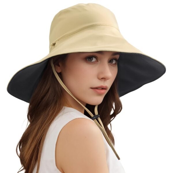 Wide Brim Sun Hats For Women Men, Double Sided Wearing Fishing Hats Cooling Bucket Hat For Beach Hiking Outdoor - Image 3
