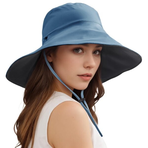 Wide Brim Sun Hats For Women Men, Double Sided Wearing Fishing Hats Cooling Bucket Hat For Beach Hiking Outdoor - Image 7