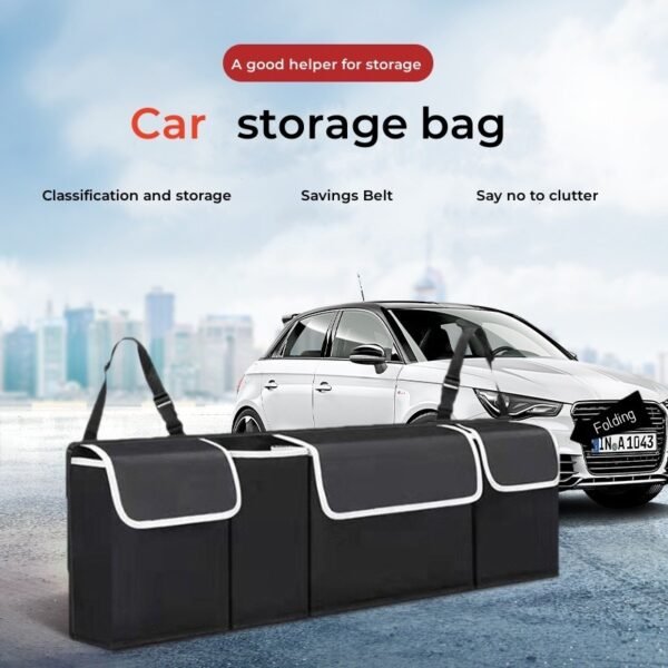 Multi-functional On-board Storage Bag, Fully Adapted For Cars, SUVs, And MPVs, With Reasonable Partitioning And Ultra-tidy Sundries - Image 5