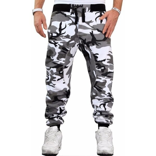 Camouflage Pants Men Hip Hop Casual Pants Loose Trousers Fashion Urban Mid Waist Pants - Image 2