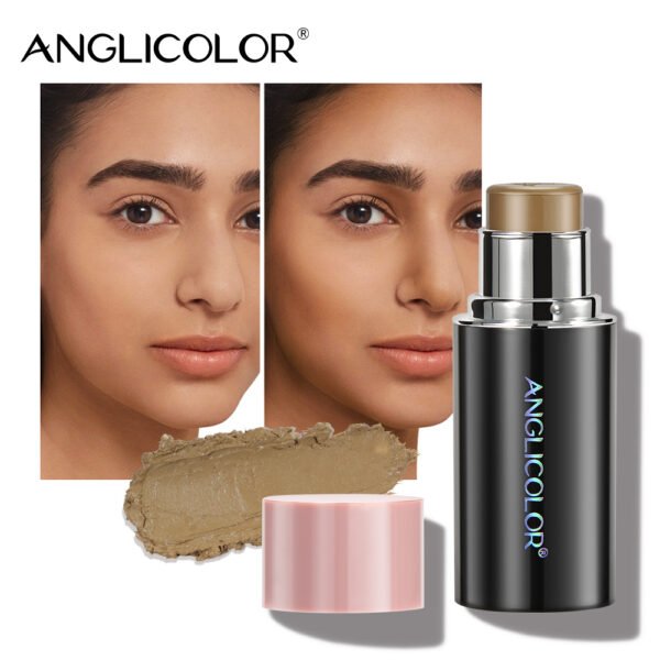 Anglicolor Highlighter Long Lasting,Contour Stick Makeup Naturally,Blush Makeup Smoothing,High Color Rendering,Easy To Mix,Vegan & Cruelty-Fre - Image 8