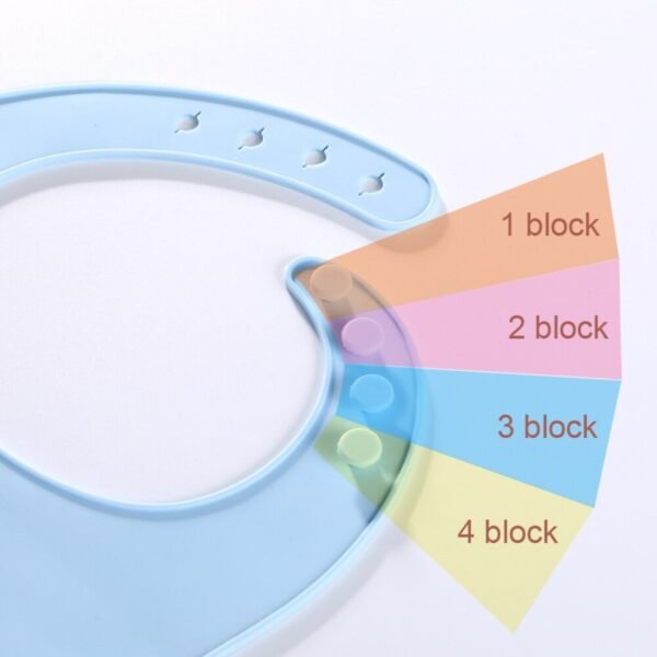 Baby food Bib baby meal silicone saliva bag - Image 4