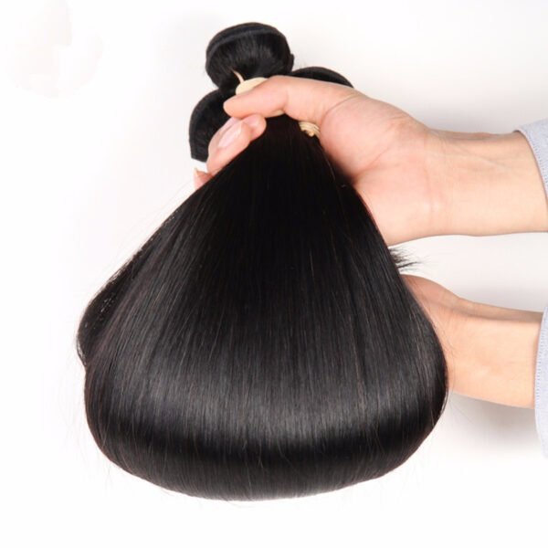 Reality Wig, Smooth Hair, Straight Hair Tie, Closed Peruvian Hair Tie - Image 5