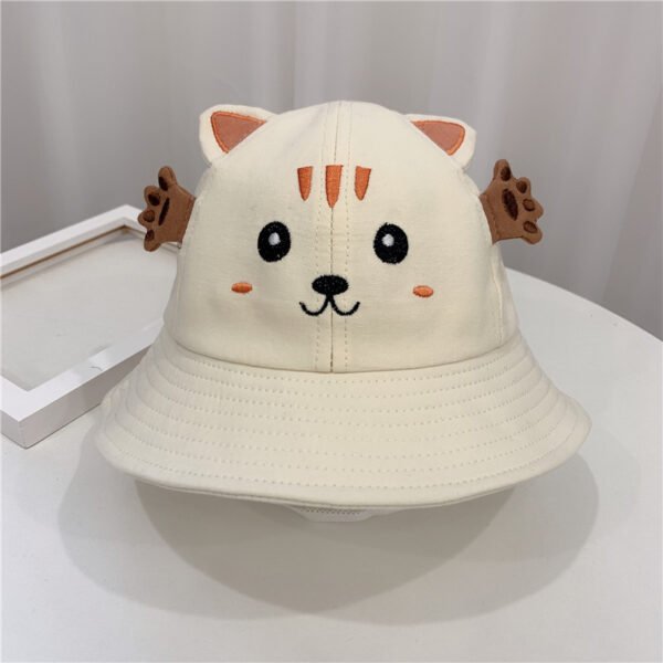 New Products Kitten And Frog Sun Hat Small Pot Hat Baby Hat - Image 5