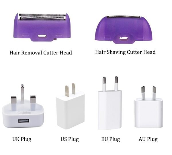 Induction Type Lady Hair Removal Device Epilator Laser Hair Removal Shaver - Image 7