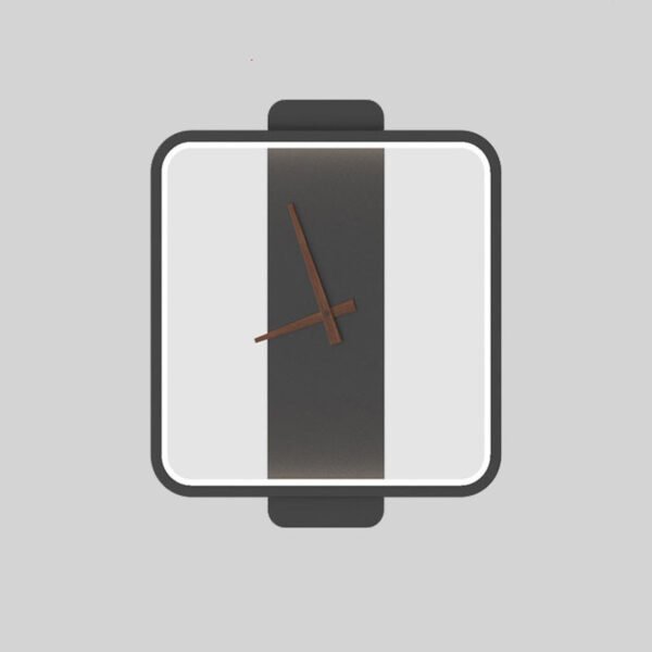 Nordic Wall Lamp Bedroom Bedside Lamp Clock Modeling Lamp - Image 3