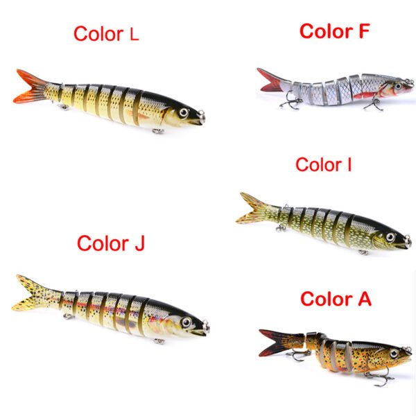 Pike Fishing Lures Artificial Multi Jointed Sections Hard Bait Trolling Pike Carp Fishing Tools - Image 7
