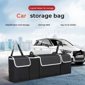 Multi-functional On-board Storage Bag, Fully Adapted For Cars, SUVs, And MPVs, With Reasonable Partitioning And Ultra-tidy Sundries