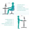 Multi purpose Height Adjustable Laptop Desk Table - Image 4