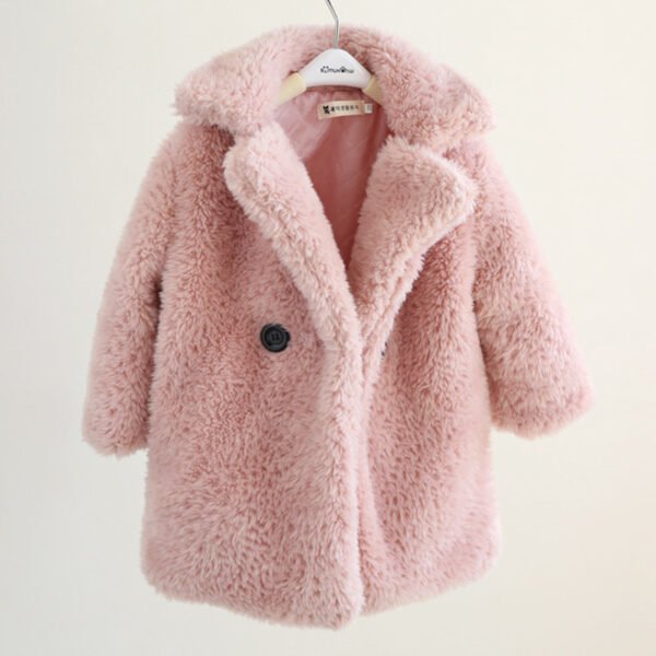 Big Kids Fur Coat In Autumn And Winter Coat - Image 8