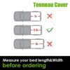 5.8FT Roll-Up Truck Bed Tonneau Cover For 2007-2013 Chevy Silverado GMC Sierra - Image 5