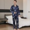 Ice Silk Men's Pajama Set - Image 2