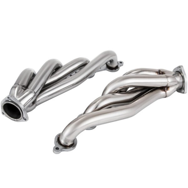 VEVOR Exhaust Header Set 1 Exhaust Turbo Headers, Stainless Steel Exhaust Manifold Headers, Shorty Engine Conversion LS Swap Exhaust Headers For Chevy LS1 LS2 LS3 LS6 LS10 SUV Truck Car - Image 2