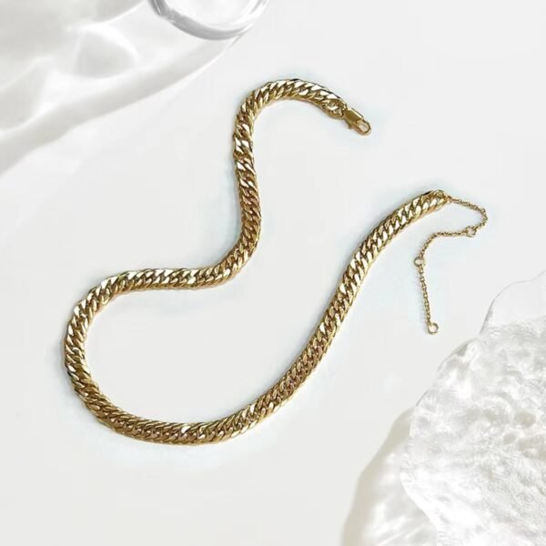 5mm Cuban Chain Men's Necklace Shiny 18 Inch - Image 5