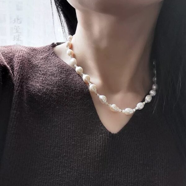 Elegant Double-Layer Pearl Necklace Set - Stylish  And Feminine Jewelry For Young Women - Image 7