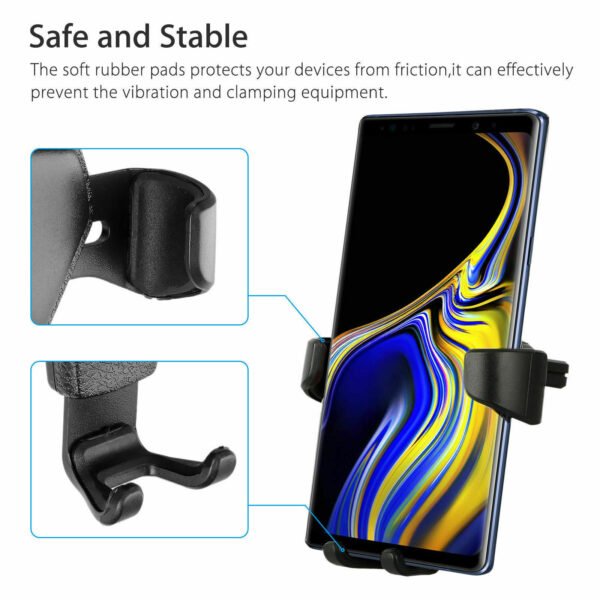Universal Car Mount Holder Stand Air Vent Cradle For Mobile Cell Phone Gravity Car Mount Air Vent Phone Holder For I Phone X XR XS Max S Amsung S10 Note9 - Image 6