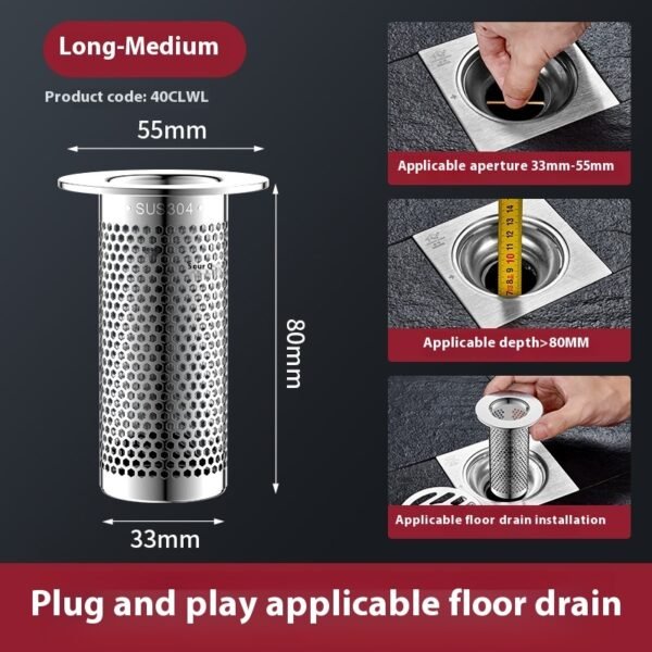 Wash Basin Washbasin Leaking Plug Bounce Core Drainer Accessories With Strainer - Image 10