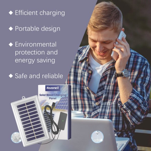 Mini Solar Panel - USB Solar Panel With High Performance Monocrystalline For USB Rechargeable Light Bulbs, Chicken Coop, Power Bank, Camping - Image 2