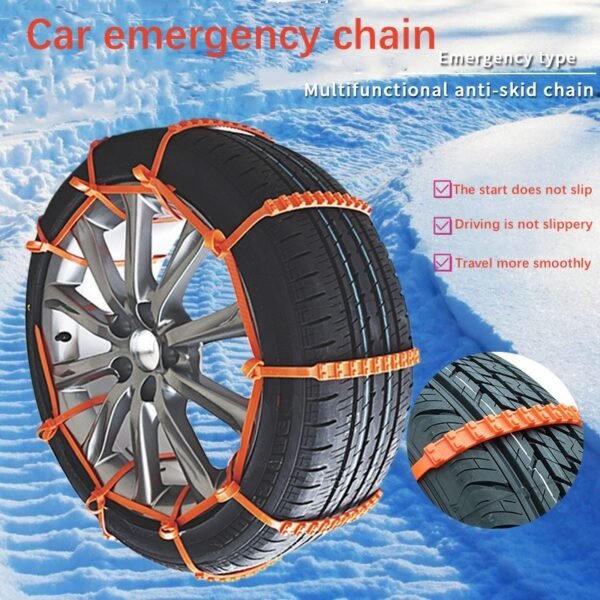 30PCS Cars Emergency Skid Chain, General Purpose Cars With Suv Trucks Do Not Hurt The Tire Tire Snow Skid Chain, Safety Protection, Easy To Cope With A Variety Of Harsh Sections - Image 6