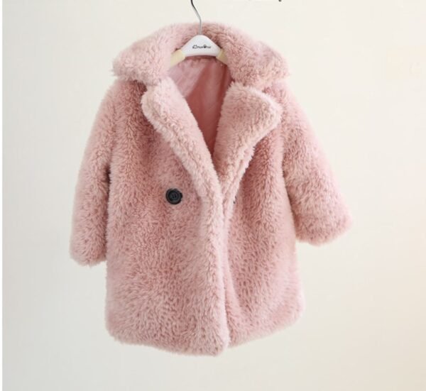 Big Kids Fur Coat In Autumn And Winter Coat - Image 3