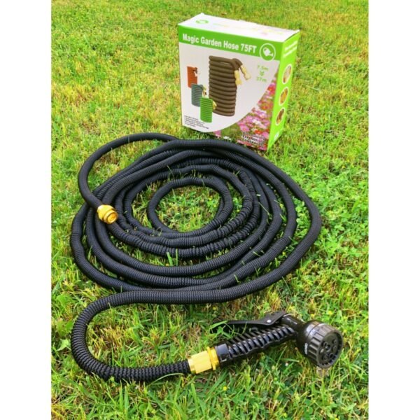 75 FT Flexible Garden Hose Expandable Water Hose Pipe Watering Spray Gun Set Car Watering Hose With Spray Gun Watering Kit - Image 4