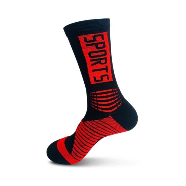 Six Pairs Of Men's And Women's Mid-calf Sports Socks, With Terry Cloth Soles For Cushioning, Suitable For Running, Golf And Other Sports. - Image 4