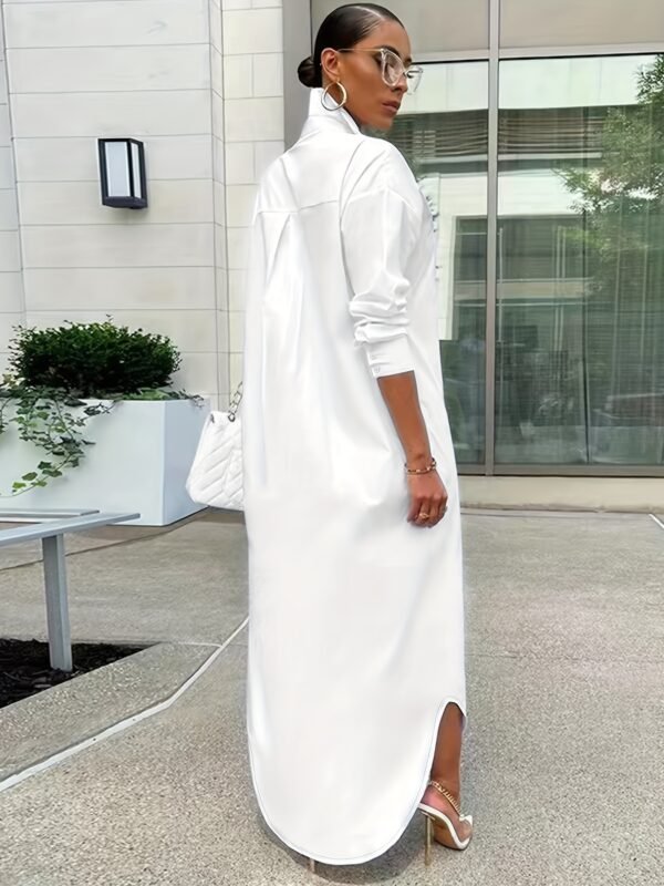 Long-sleeved Casual Shirts And Dresses With Multiple Wear Methods. - Image 10