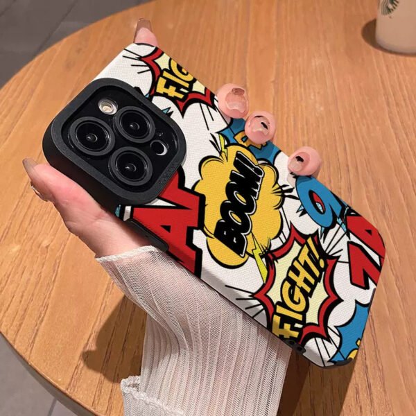 Phone Case Leather Pattern Silicone All-inclusive Phone Case - Image 4