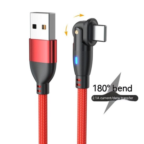 New Product Bending 180 Degrees Data Cable Android TYPEC3A Fast Charge Data Cable - Image 10