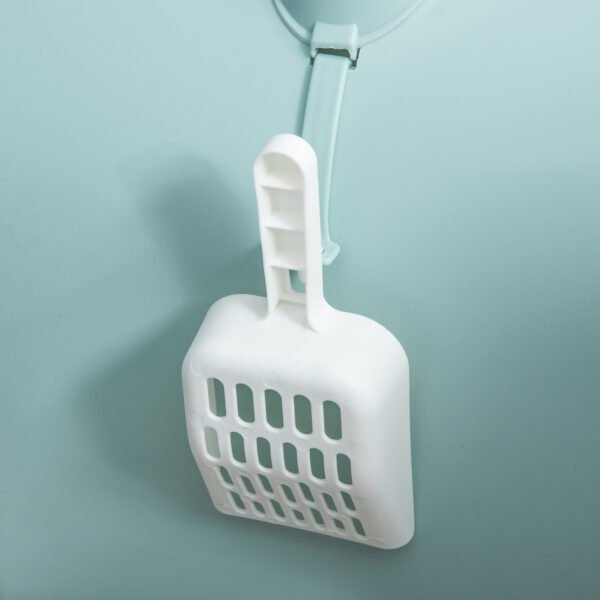 Cat Litter Box With Lid, Indoor Cat With Tray, Spoon, Strainer - Image 4