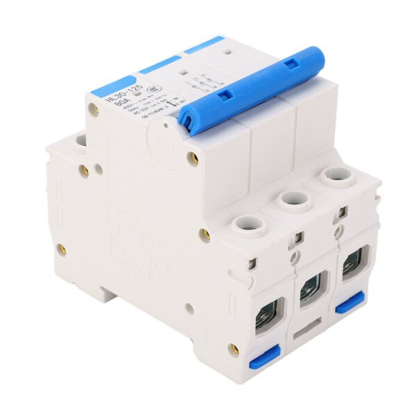 Disconnecting Switch Miniature Circuit Breaker PC Flame Retardant 3 Poles DIN Rail Mount Circuit Breaker 400V 80A - Image 7