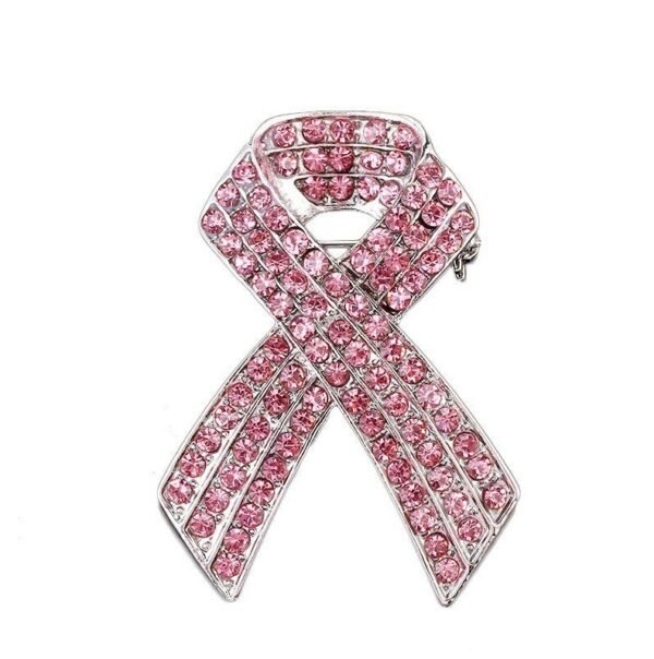 2pc Full Diamond Red Ribbon Alloy Brooch - Image 8
