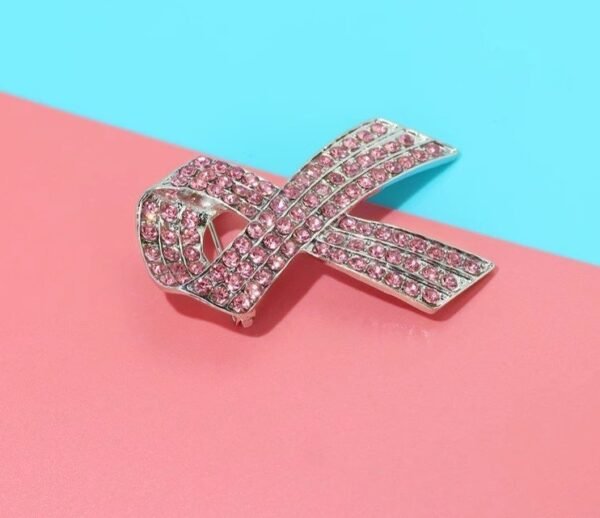 2pc Full Diamond Red Ribbon Alloy Brooch - Image 9