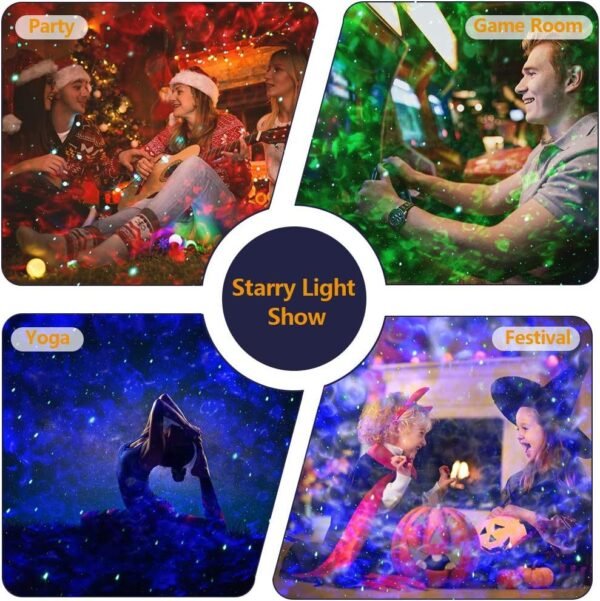 Space Circular Starry Sky Lamp - Image 8