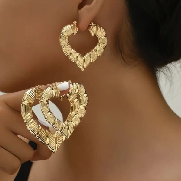 Elegant Gold-Tone Hoop Earrings Set - Timeless And Versatile - Image 10