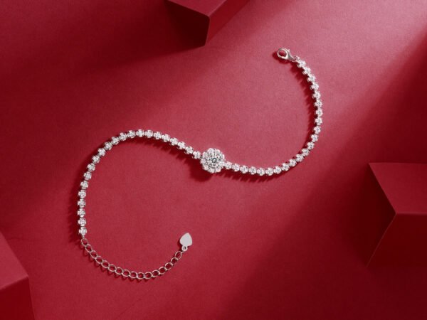 The Bridge Of Magpies Luxury Fashion Mosan Diamond Silver Jewelry Comparable To Natural Diamond Bracelet - Image 5