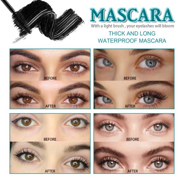 Mascara Liquid Lash Extensions, Liquid Lash Extensions Mascara,Premium Waterproof Smudge-proof Natural No Clumping Smudging Lasting All Day - Image 8