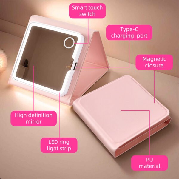 PU Trifold Mirror Powder - Image 3