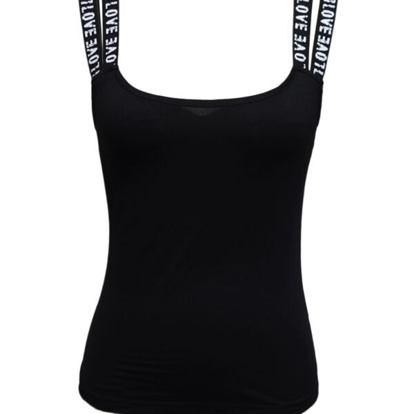 Ladies' Fashionable And Elegant Solid Color Sleeveless Tank Top - Image 3