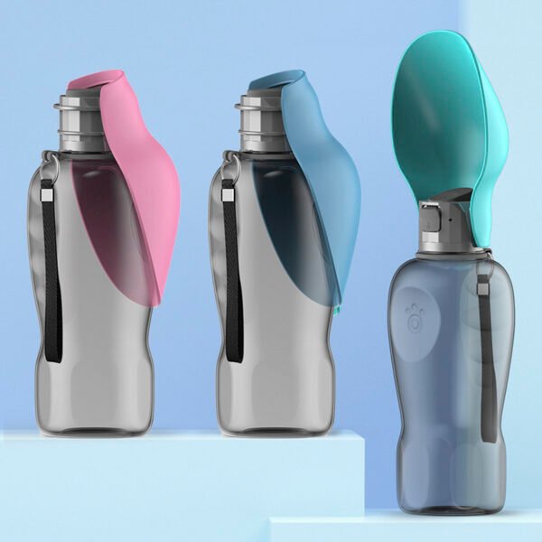 800ml Dogs Water Bottle Portable High Capacity Leakproof Pet Foldable Drinking Bowl Golden Retriever Outdoor Walking Supplies Pet Products - Image 2