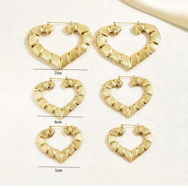 Elegant Gold-Tone Hoop Earrings Set - Timeless And Versatile - Image 9