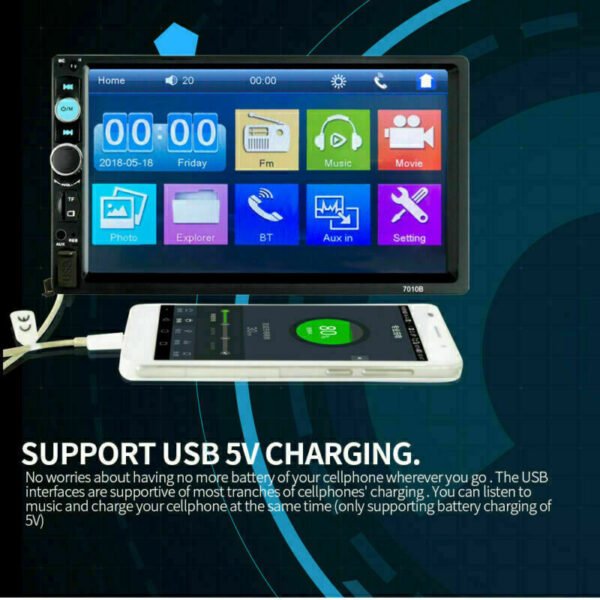 7-inch Bluetooth Car MP5 Player - Image 4