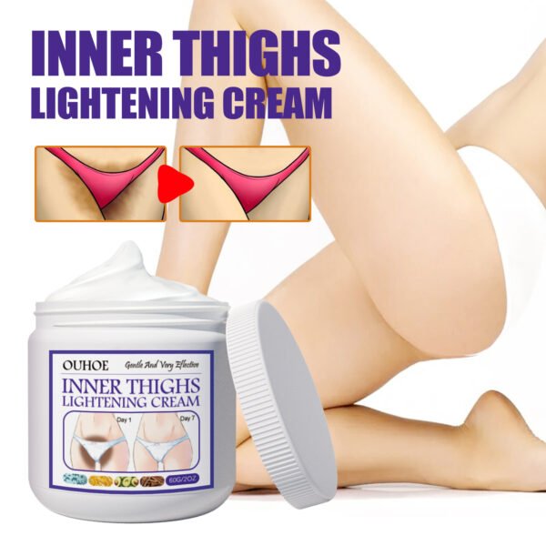 OUHOE Inner Thigh Skin Perfecting Cream Lightens Melanin Deposits On Inner Thighs, Moisturizes And Brightens Skin