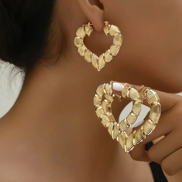 Elegant Gold-Tone Hoop Earrings Set - Timeless And Versatile - Image 2