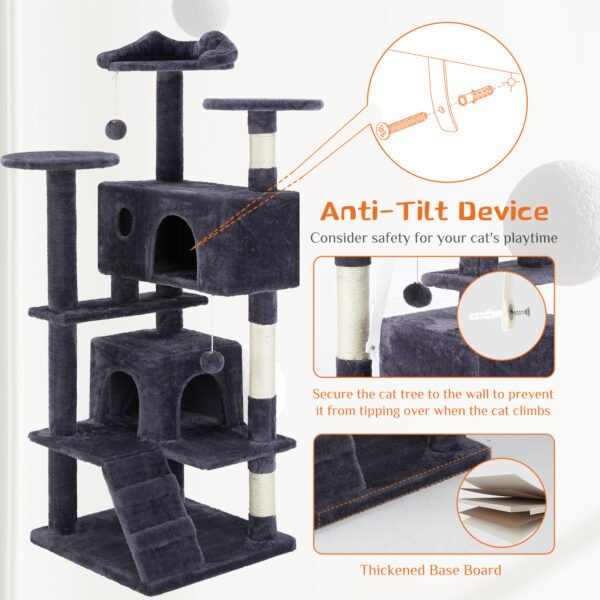 Multi Functional Cat Treehouse Cat Climbing Frame - Image 5