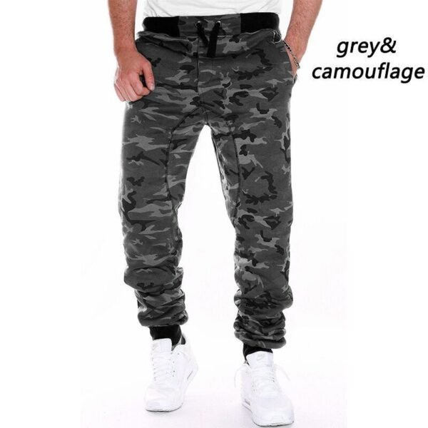 Camouflage Pants Men Hip Hop Casual Pants Loose Trousers Fashion Urban Mid Waist Pants - Image 3