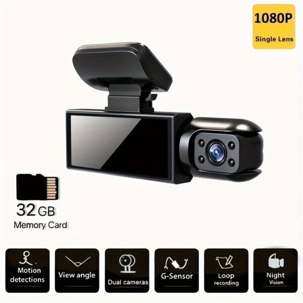 Dash Cam M8 With 32G Memory Card, Self-driving Commuting Full Scene Adaptation, Car Owners Must-have - Image 3
