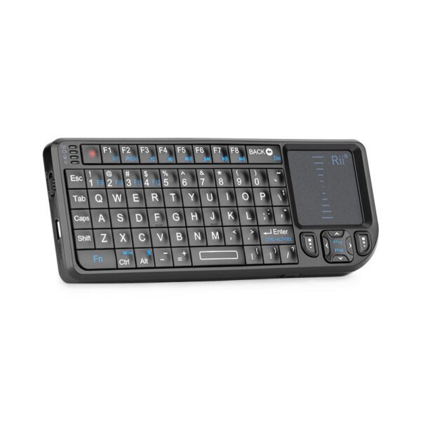 Mini Wireless Keyboard with Backlight Laser Pointer Multimedia for TV Computer
