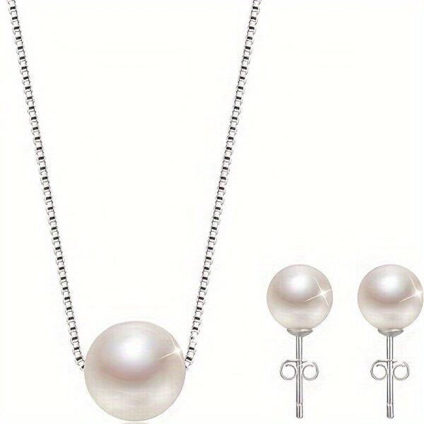 Style All Single Fashion Pearl Necklace Wedding  Anniversary Mother's Day Valentine's Day Party Gift - Image 2